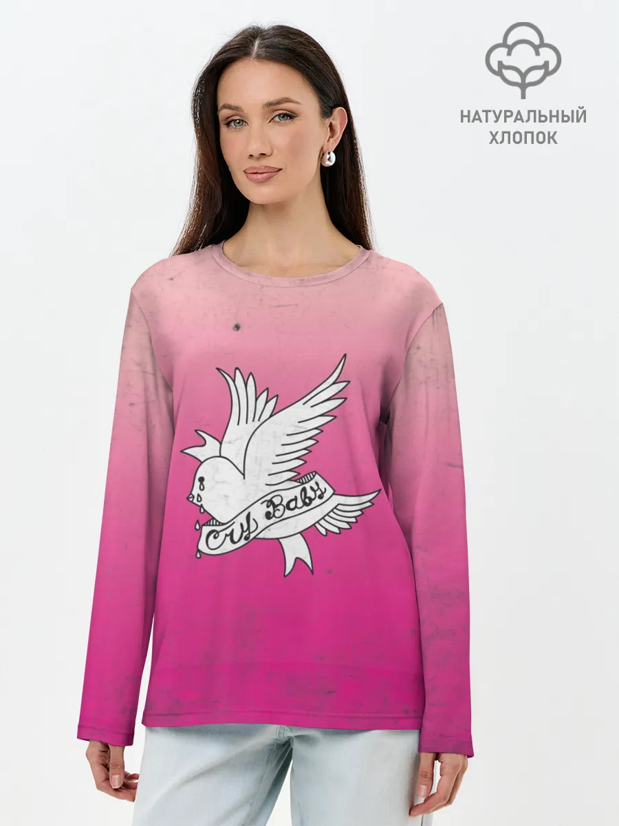 Лонгслив женский. Хлопок / Crybaby