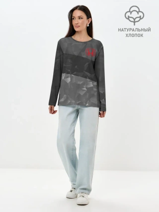 Лонгслив женский. Хлопок / HONDA SPORT