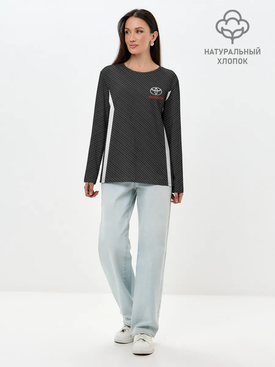 Лонгслив женский. Хлопок / TOYOTA SPORT