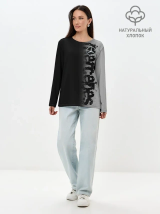 Лонгслив женский. Хлопок / MERCEDES BENZ SPORT