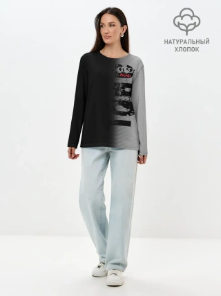 Лонгслив женский. Хлопок / AUDI SPORT