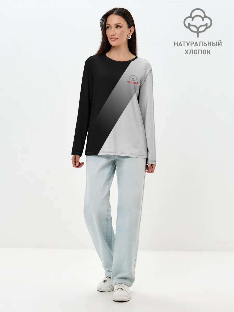 Лонгслив женский. Хлопок / TOYOTA | ТОЙОТА ELITE