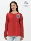 Лонгслив женский. Хлопок / England away WC 2018