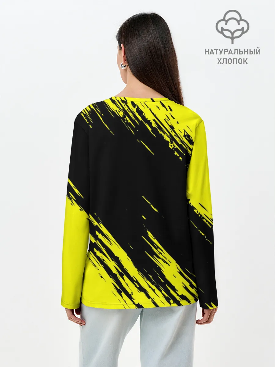 Лонгслив женский. Хлопок / FC Borussia 2018 Original