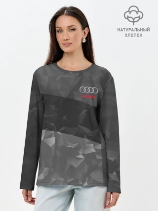 Лонгслив женский. Хлопок / AUDI SPORT