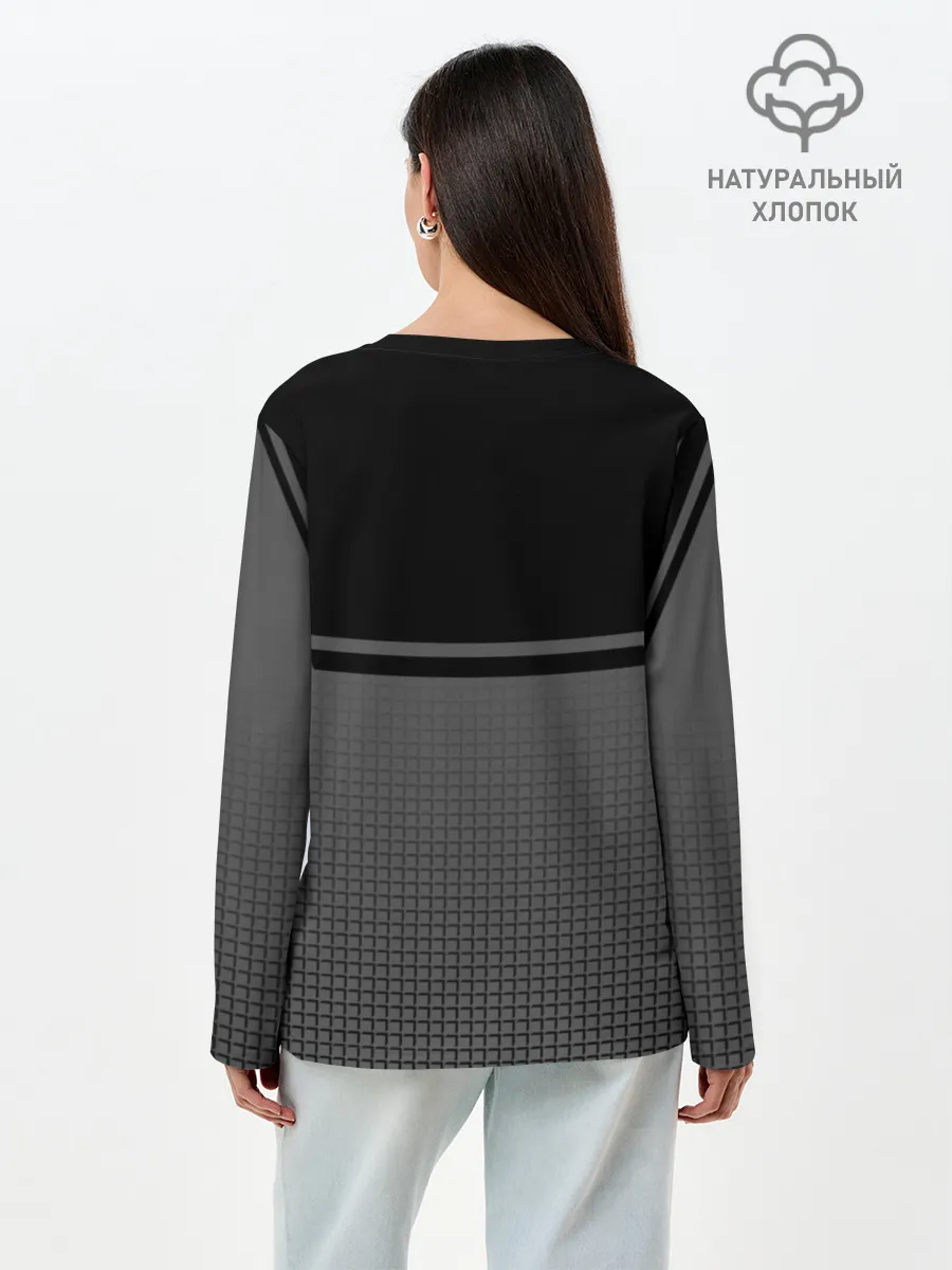 Лонгслив женский. Хлопок / MITSUBISHI SPORT