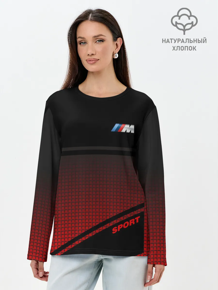 Лонгслив женский. Хлопок / BMW 2018 M Sport