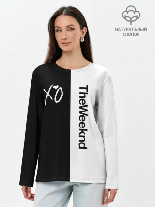 Лонгслив женский. Хлопок / The Weeknd