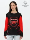 Лонгслив женский. Хлопок / ARSENAL SPORT