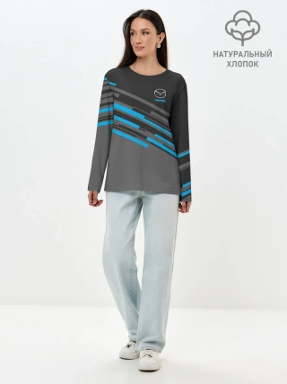 Лонгслив женский. Хлопок / MAZDA SPORT