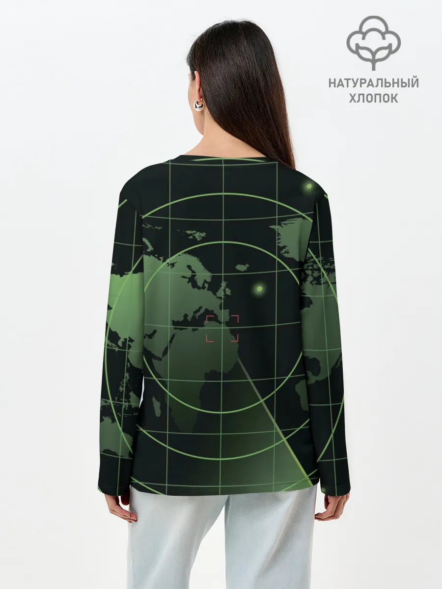 Лонгслив женский. Хлопок / Спецназ