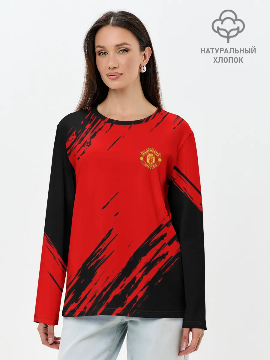 Лонгслив женский. Хлопок / F.C.M.U 2018 Original