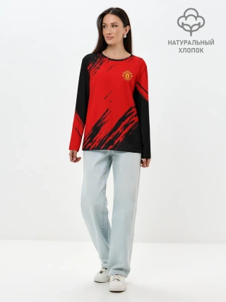 Лонгслив женский. Хлопок / F.C.M.U 2018 Original