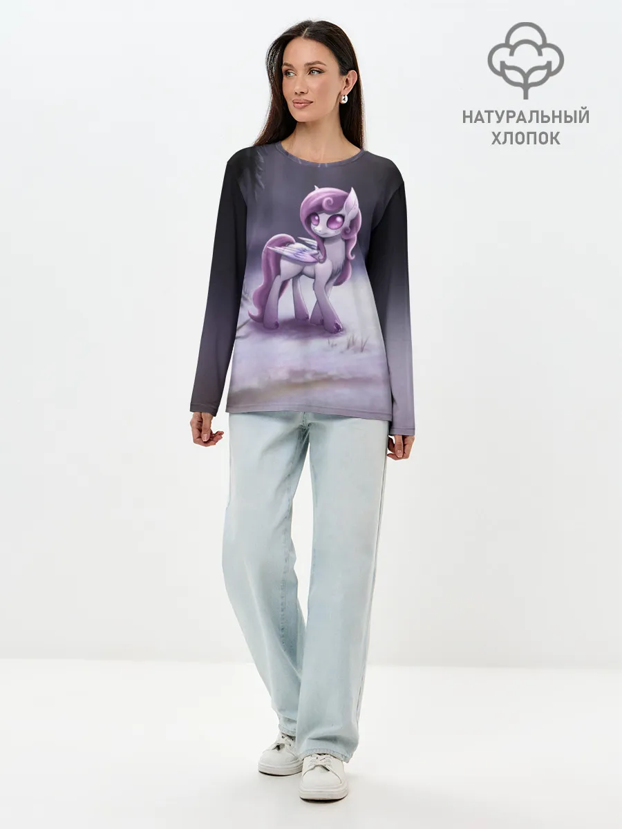 Лонгслив женский. Хлопок / MLP