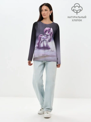 Лонгслив женский. Хлопок / MLP
