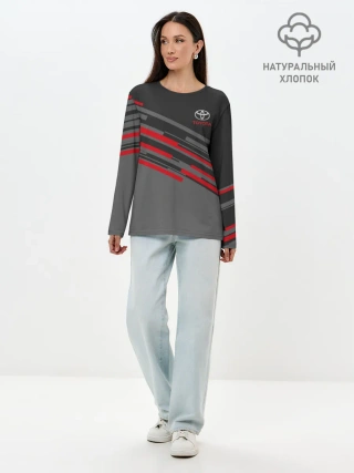 Лонгслив женский. Хлопок / TOYOTA | ТОЙОТА