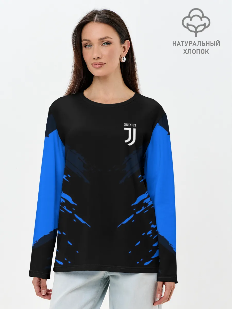 Лонгслив женский. Хлопок / JUVENTUS 2018 SPORT