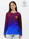 Лонгслив женский. Хлопок / FC Barcelona SPORT
