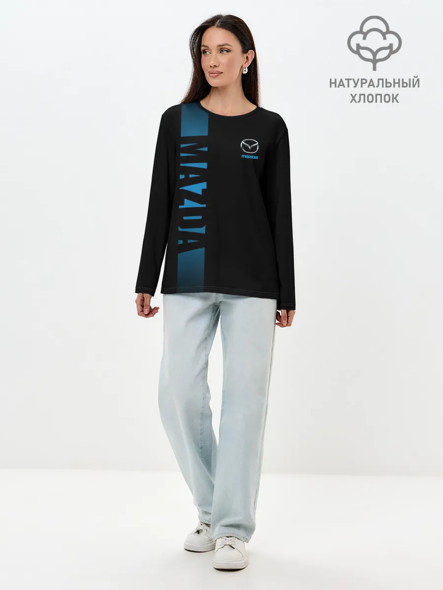 Лонгслив женский. Хлопок / MAZDA SPORT