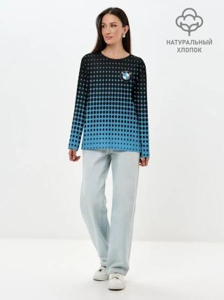 Лонгслив женский. Хлопок / BMW SPORT