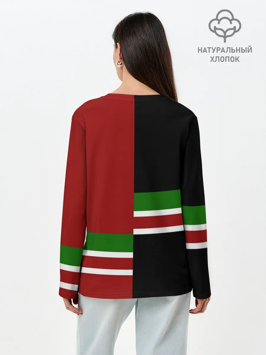 Лонгслив женский. Хлопок / CHECHNYA