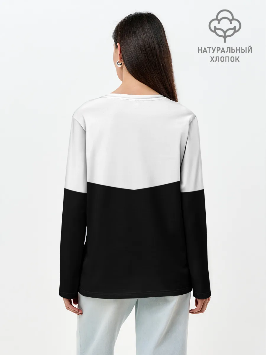 Лонгслив женский. Хлопок / BMW SPORT