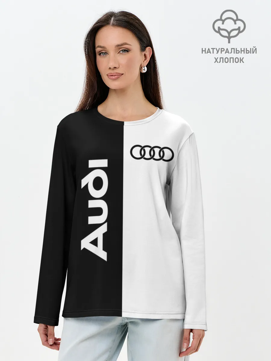 Лонгслив женский. Хлопок / Audi