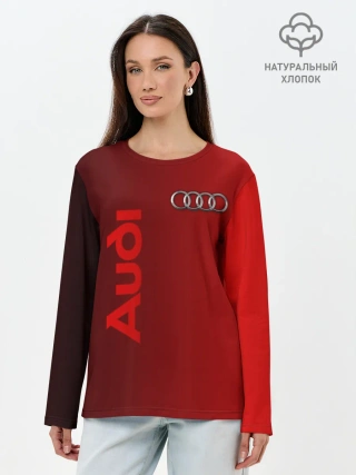 Лонгслив женский. Хлопок / Audi