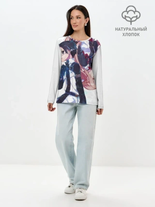 Лонгслив женский. Хлопок / Мастера Меча Онлайн