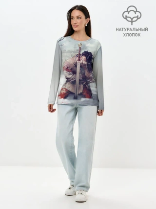 Лонгслив женский. Хлопок / Kingdom Come