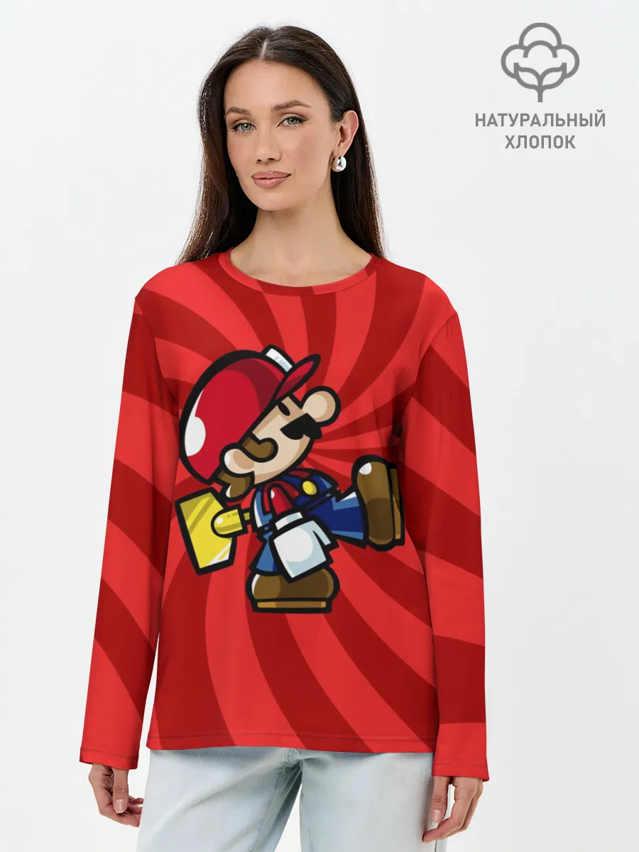 Лонгслив женский. Хлопок / Mario