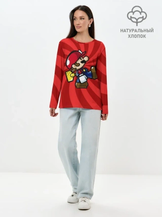 Лонгслив женский. Хлопок / Mario