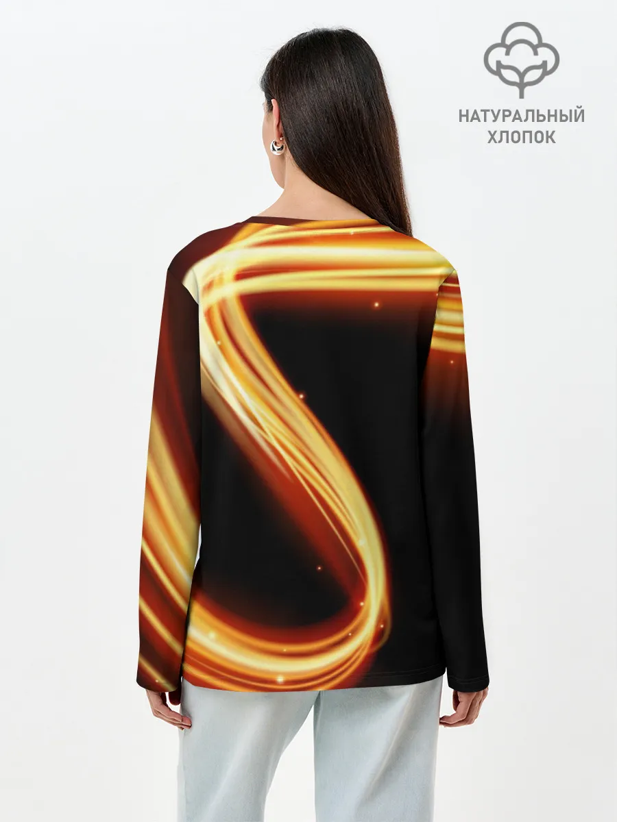 Лонгслив женский. Хлопок / Герб РФ collection line