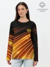Лонгслив женский. Хлопок / Russia Sport 2018 uniform