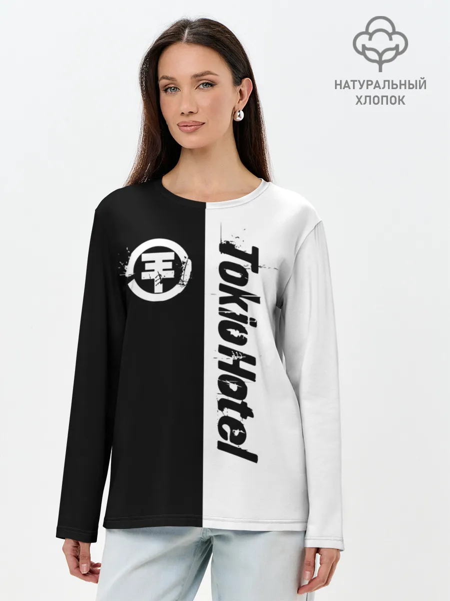 Лонгслив женский. Хлопок / Tokio Hotel