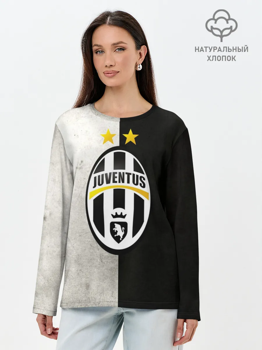 Лонгслив женский. Хлопок / Juventus FC