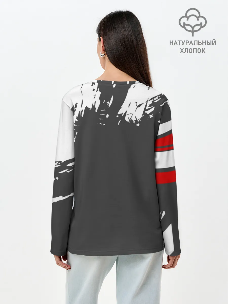 Лонгслив женский. Хлопок / TOYOTA SPORT