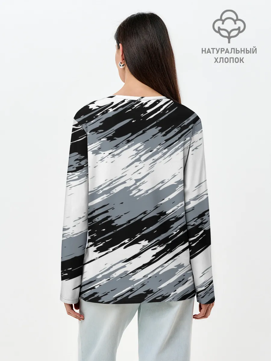 Лонгслив женский. Хлопок / METRO