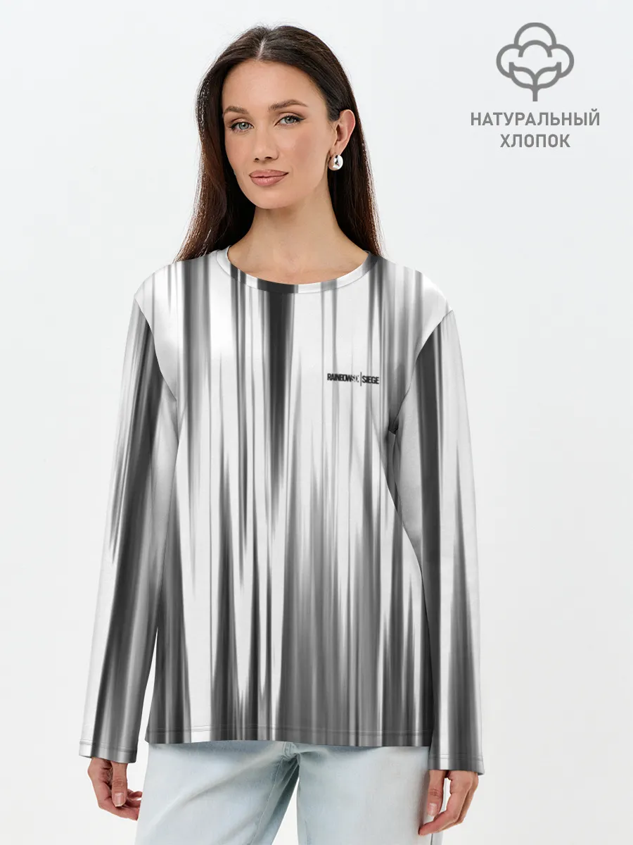 Лонгслив женский. Хлопок / RAINBOW SIX SIEGE