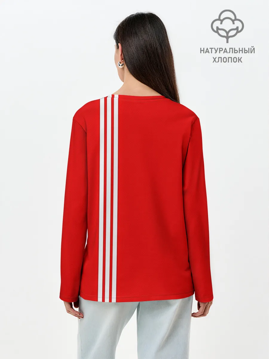 Лонгслив женский. Хлопок / Форма сборной СССР-2