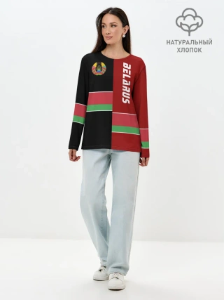 Лонгслив женский. Хлопок / Belarus