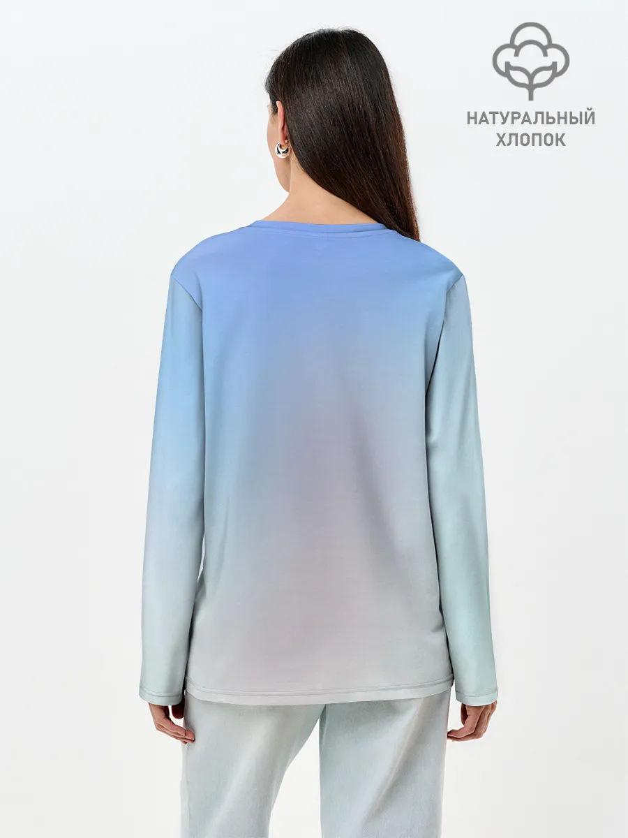 Лонгслив женский. Хлопок / Meiko Honma