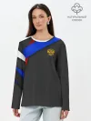Лонгслив женский. Хлопок / RUSSIA SPORT