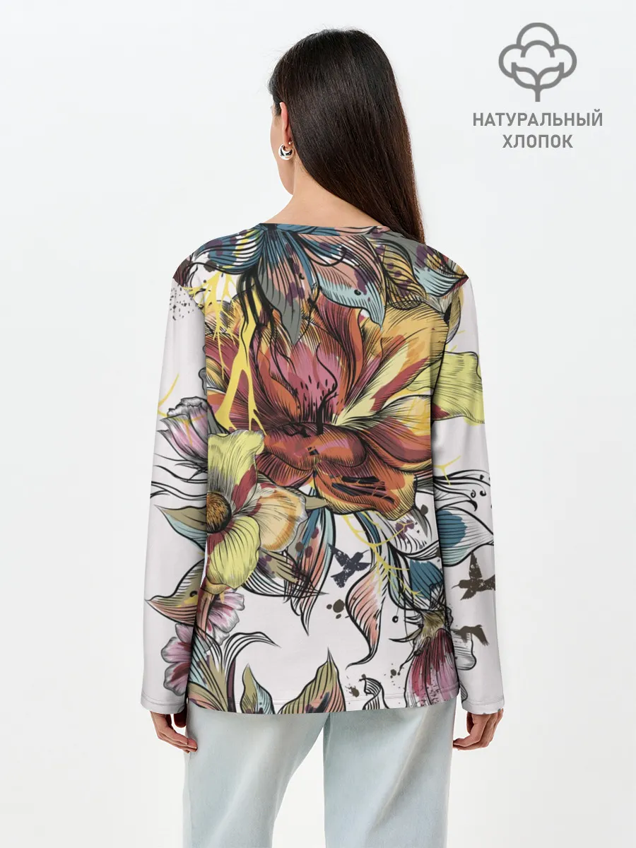 Лонгслив женский. Хлопок / Коллекция RENAISSANCE