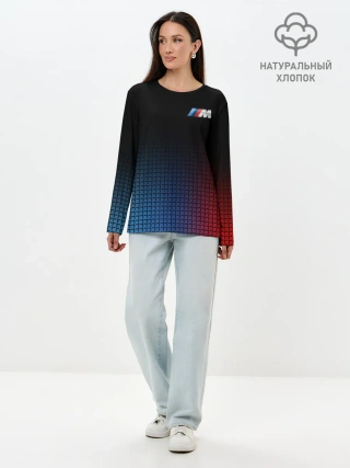 Лонгслив женский. Хлопок / BMW MOTORSPORT