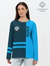 Лонгслив женский. Хлопок / BMW