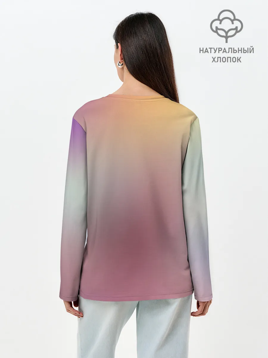 Лонгслив женский. Хлопок / Любимый во Франксе