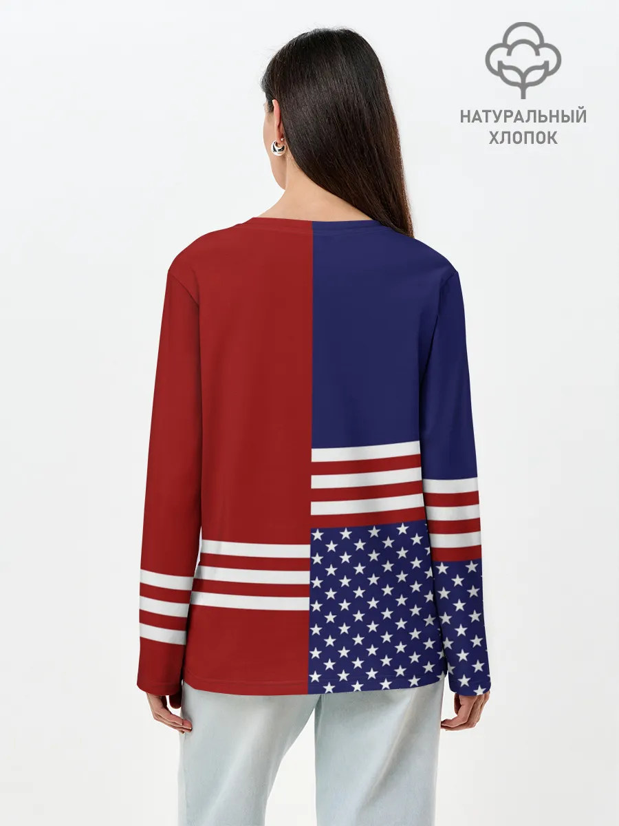Лонгслив женский. Хлопок / USA