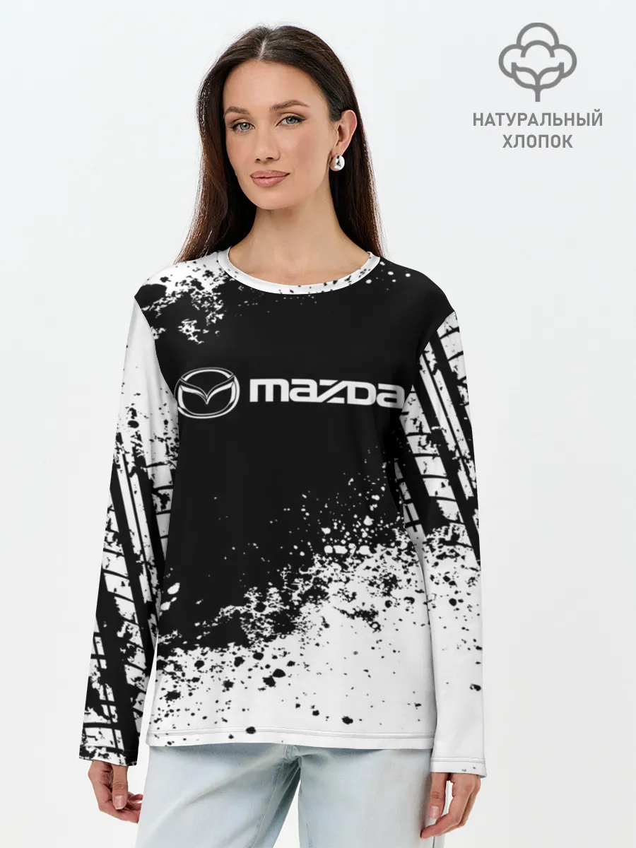 Лонгслив женский. Хлопок / Mazda