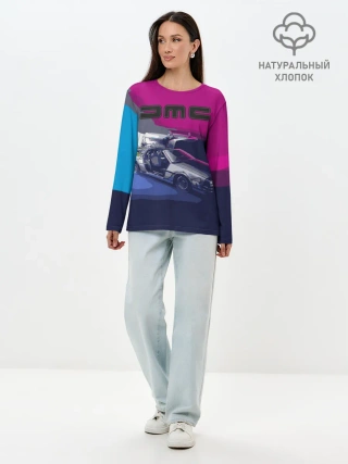 Лонгслив женский. Хлопок / DeLorean